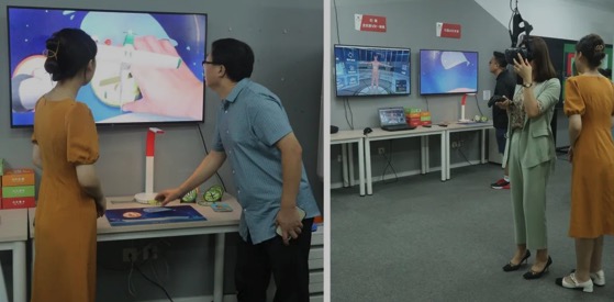 北京市海淀區(qū)科協(xié)及羊坊店科普教育聯(lián)盟到訪訊飛幻境總部